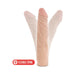 X5 7.5 inches Cock With Flexible Spine Beige - SexToy.com