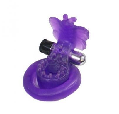 Xtreme Xtasy Butterfly Couples Ring - Purple | SexToy.com