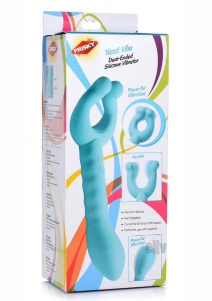 Yass! Vibe Dual-ended Silicone Vibrator | SexToy.com
