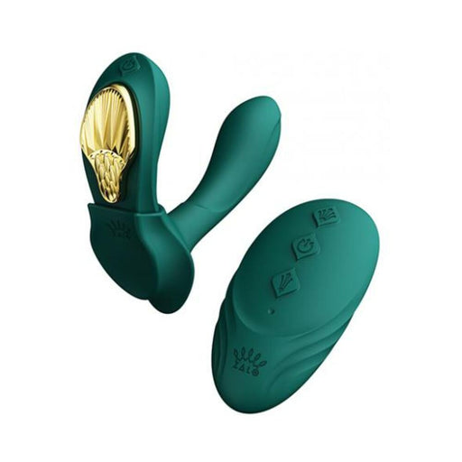 Zalo Aya Wearable Vibrator W/remote - Turquoise Green - SexToy.com