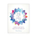 Zen As F*ck journal cover with colorful watercolor lotus design and subtitle about mindful art of not giving a sh*t by Monica Sweeney.