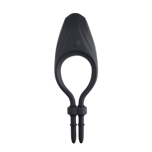 Zero Tolerance Perfect Fit Rechargeable Vibrating Silicone Lasso Cockring Black - SexToy.com