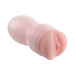 Soft pink Zero Tolerance Pop & Toss Stroker with lifelike textured entry and squeezable canister design.