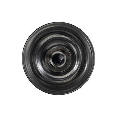 Top view of black super-soft TPE rubber entry sleeve for Zero Tolerance Pump It Up suction penis pump.