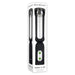 Zero Tolerance Pump It Up rechargeable black suction penis pump with clear measurement chamber in packaging box.