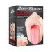 Packaging of Zero Tolerance Real Mouth Stroker featuring a lifelike mouth design and included 4-hour DVD.