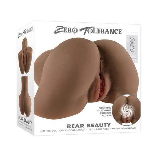 Zero Tolerance Rear Beauty Rechargeable Remote Controlled Vibrating Sucking Dual Entry Masturbator T | SexToy.com
