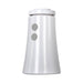 White vacuum pump device with two gray control buttons on the front for adjustable suction and vibration settings.