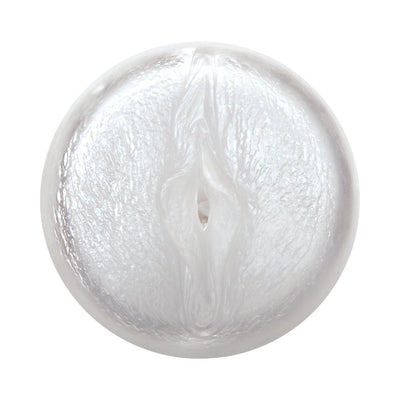 Clear textured silicone sleeve insert for vacuum pump with realistic design and soft flexible material.