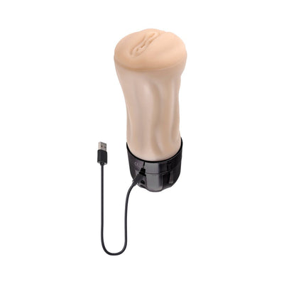 Zero Tolerance Tight Lipped Rechargeable Stroker With Suction Light Zero Tolerance Tight Lipped Rechargeable Stroker With Suction Light