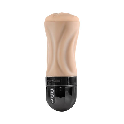 Zero Tolerance Tight Lipped Rechargeable Stroker With Suction Light Zero Tolerance Tight Lipped Rechargeable Stroker With Suction Light