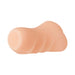 Compact flesh-toned Jenna Haze stroker with ergonomic shape and soft, textured surface for realistic sensation.