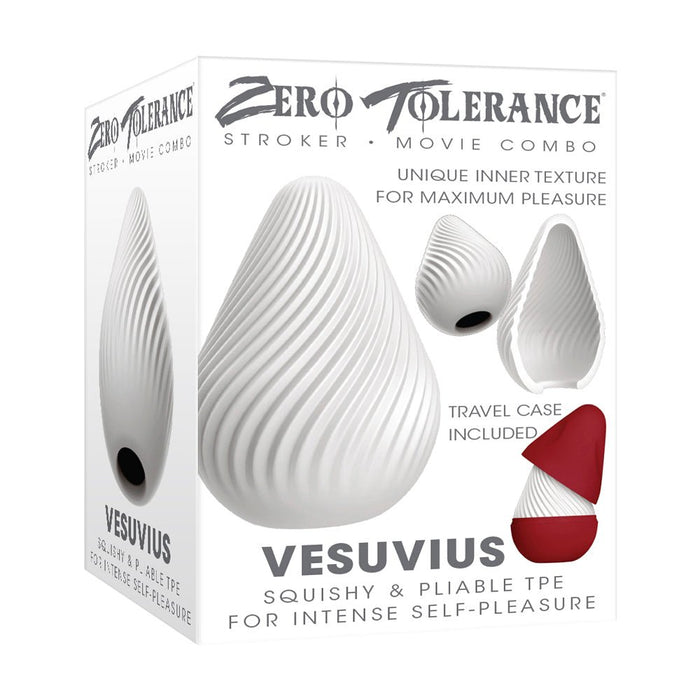 Zero Tolerance Vesuvias Stroker - White - SexToy.com