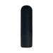 Sleek black rechargeable bullet vibrator with smooth silicone finish and rounded tip.