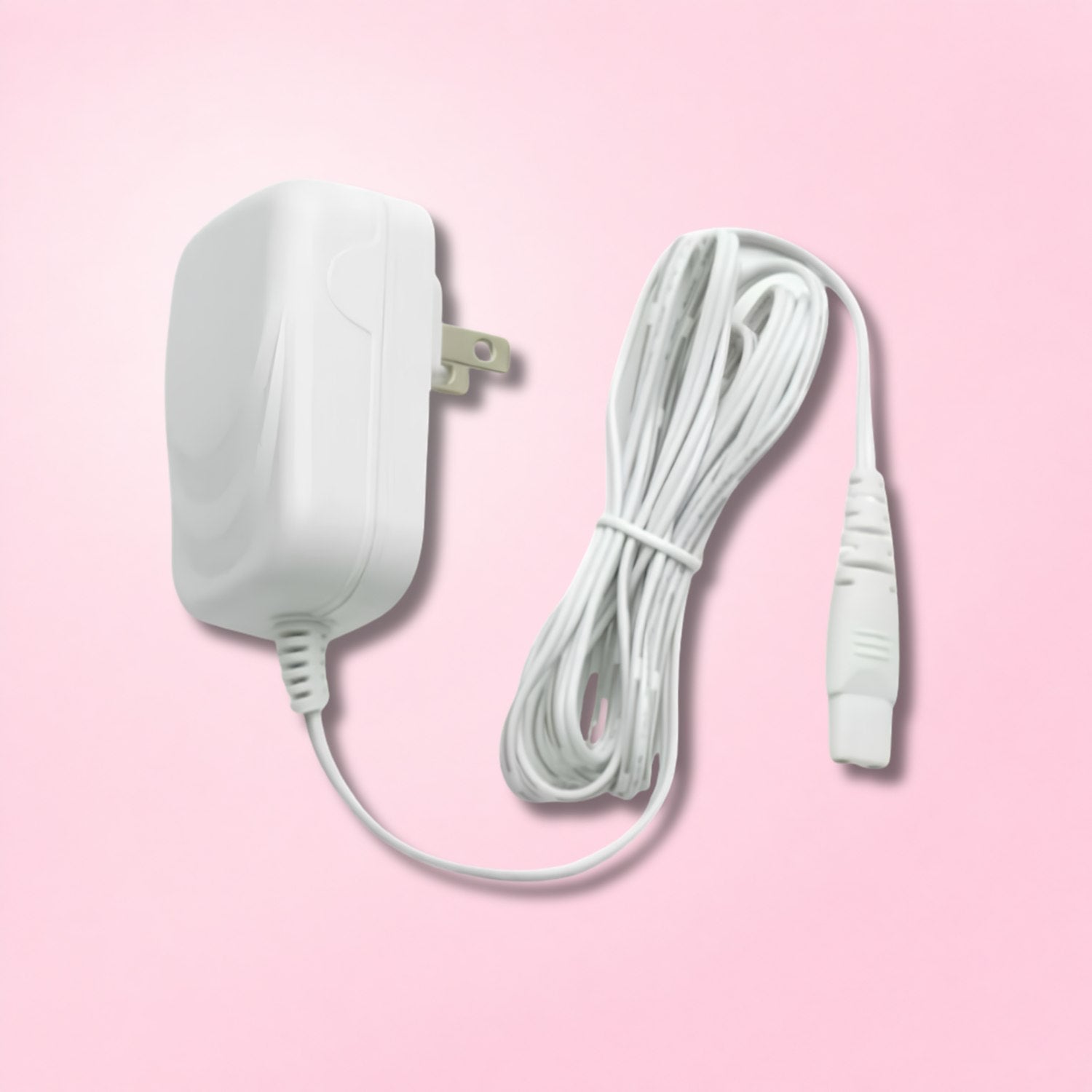 Vedo LR41 batteries pack and white charger with cable for adult toy accessories.