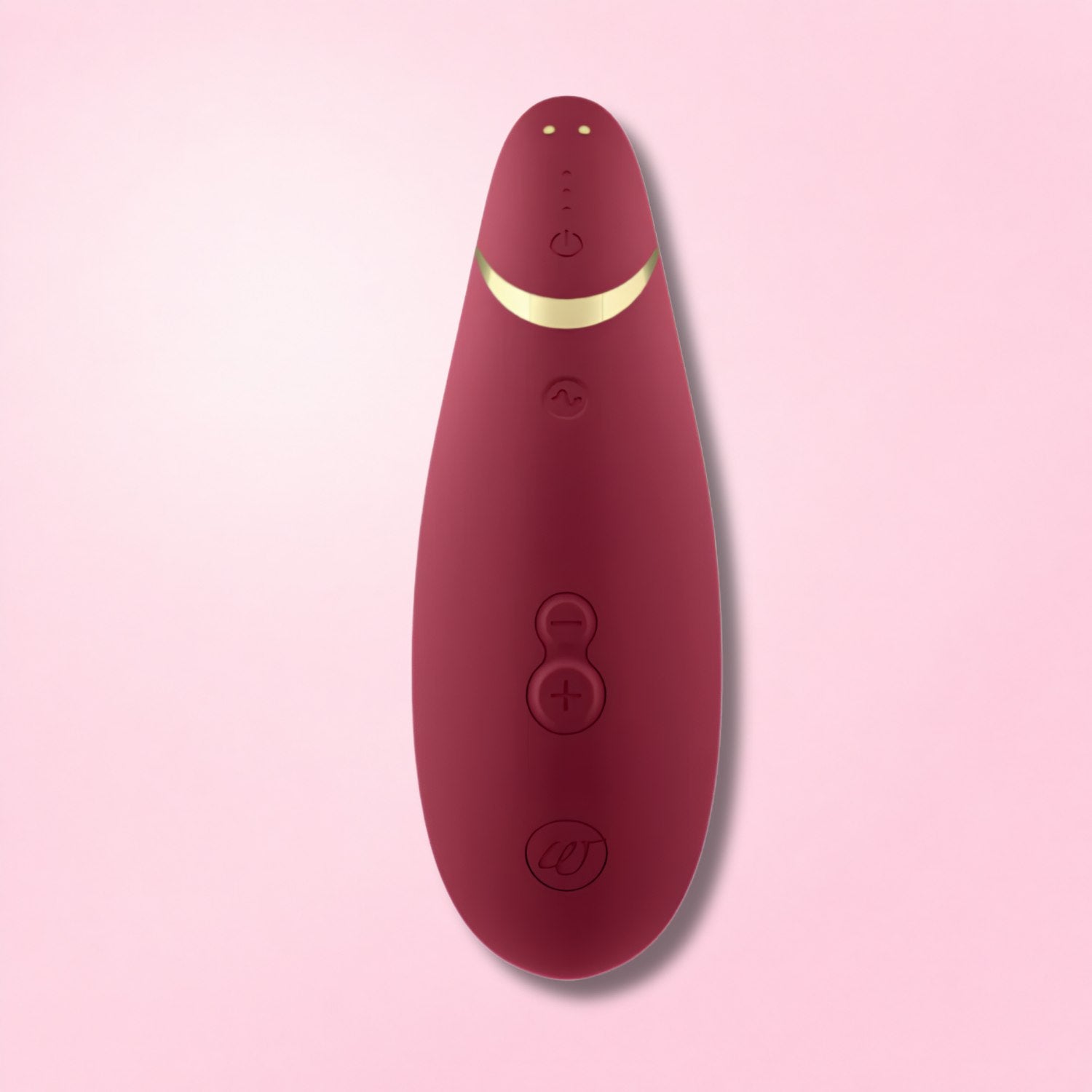 Sleek lavender clitoral suction vibrator with ergonomic design and soft silicone finish against a pastel gradient background.